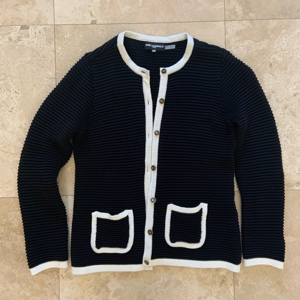 Karl Lagerfeld womens cardigan size small